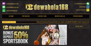 DewaBola168 Bonus Deposit Member Baru 50%