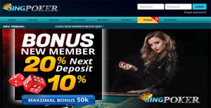 SingPoker Situs Poker Online IDNPLAY Aman & Terpercaya
