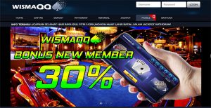 WismaQQ Bonus Deposit Member Baru 30%