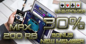 UnikPoker.net Situs Poker Online Terpercaya Bonus Deposit 30%