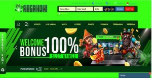 AREAHOKI- Promo Welcome Bonus 100% Slot Games