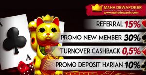 MahaDewaPoker – Situs Poker Terpercaya Bonus Deposit 30%