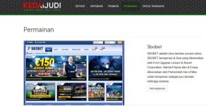 KEDAI JUDI – Bonus Deposit 100% Sportbook Member Baru