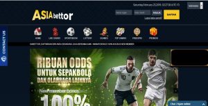 ASIABETTOR – Bonus Deposit 100% Sportbook, Live Casino, Slot Game Member baru