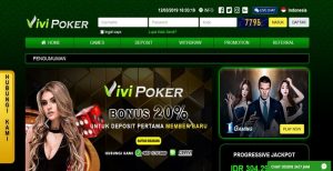 VIVIPOKER – Bonus Deposit 20% Member Baru