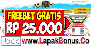 Angkanet4D.com – Freebet Gratis Rp 25.000 Tanpa Deposit