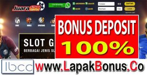 JUARA138 – Bonus Deposit 100% Slots Game Buat Member Baru