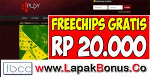 4PlayPoker – Freechips Gratis Rp 20.000 Tanpa Deposit