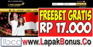 CMD398.info – Freebet Gratis Rp 17.000 Tanpa Deposit