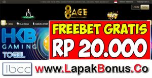 96AceIndo – Freebet Gratis Rp 20.000 Tanpa Deposit