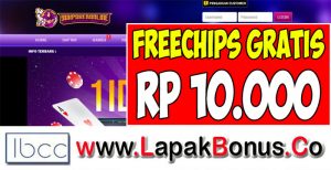 YukPokerOnline bagi-bagi freechips gratis Rp 10.000 tanpa deposit.