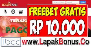 Icon188.com – Freebet Gratis Rp 10.000 Tanpa Deposit