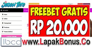 JodohToto.com – Freebet Togel Rp 20.000 Tanpa Deposit