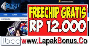 PencetPoker.com – Freechips Gratis Rp 12.000 Tanpa Deposit