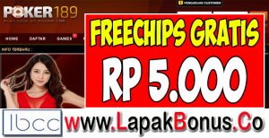 Poker189 – Freechips Gratis Rp 5.000 Tanpa Deposit