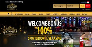 Crown138 – Situs Judi Live Casino Terpercaya BONUS DEPOSIT 100% BUAT MEMBER BARU