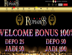 RUPIAH88 – SITUS SLOT GAMES TERBAIK PROMO BONUS 100% MEMBER BARU CLAIM DIDEPAN